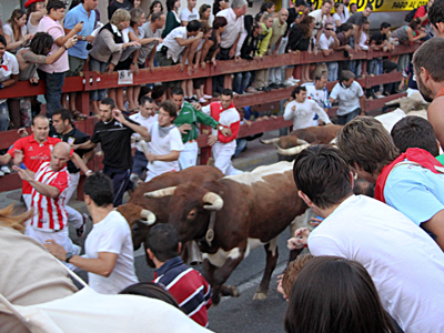 パンプローナの牛追い祭り1
