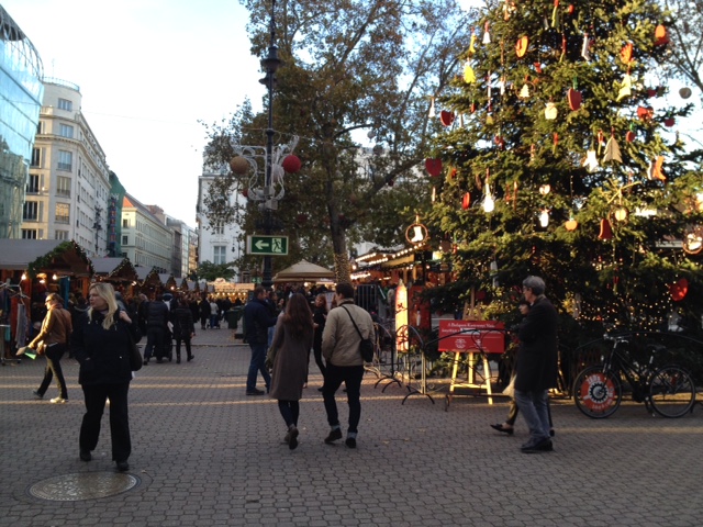 Advent and Christmas Market at Vorosmarty ter