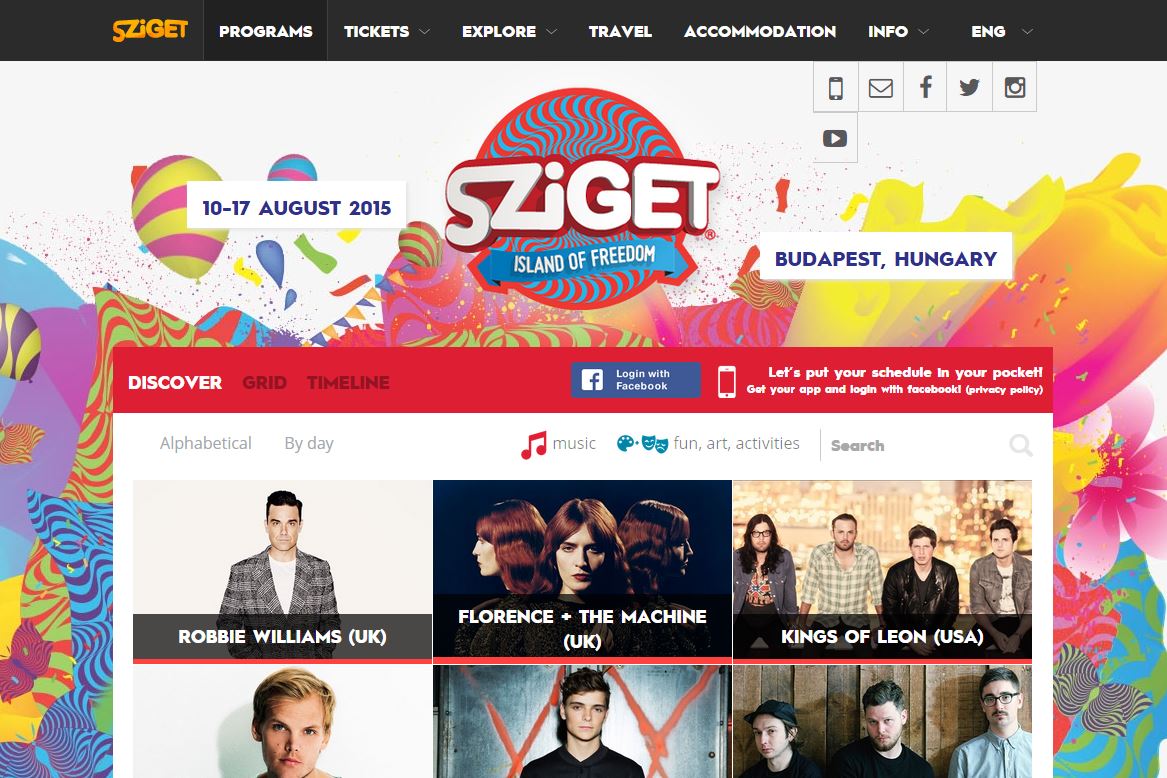 Sziget Festival 2015