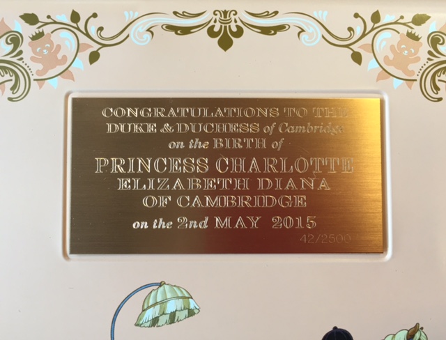 プリンセスシャーロット銅板
