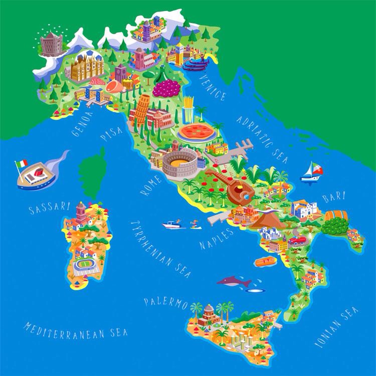 italy map