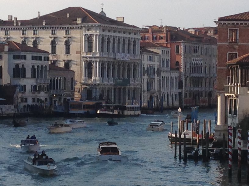 Private boat on the canal grande