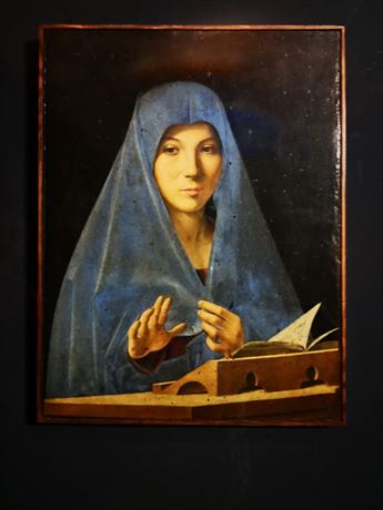 受胎告知の聖母　アントネッロダメッシーナ