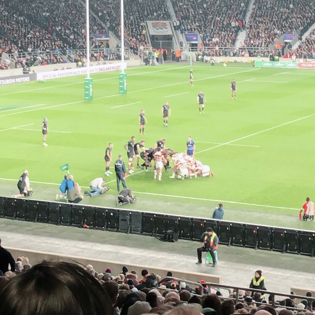 ラグビー日本代表 対イングランド戦 In Twickenham London みゅうロンドンブログ オプショナルツアー 現地ツアーの みゅう