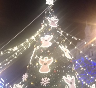 ヴァーツラフ広場クリスマスツリー