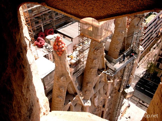 サグラダ・ファミリア 塔からの風景 サグラダ・ファミリア 塔からの風景